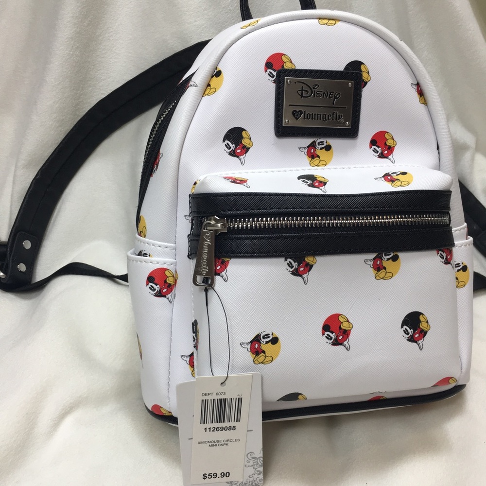 NWT Disney Mickey Mouse Leather Mini Backpack